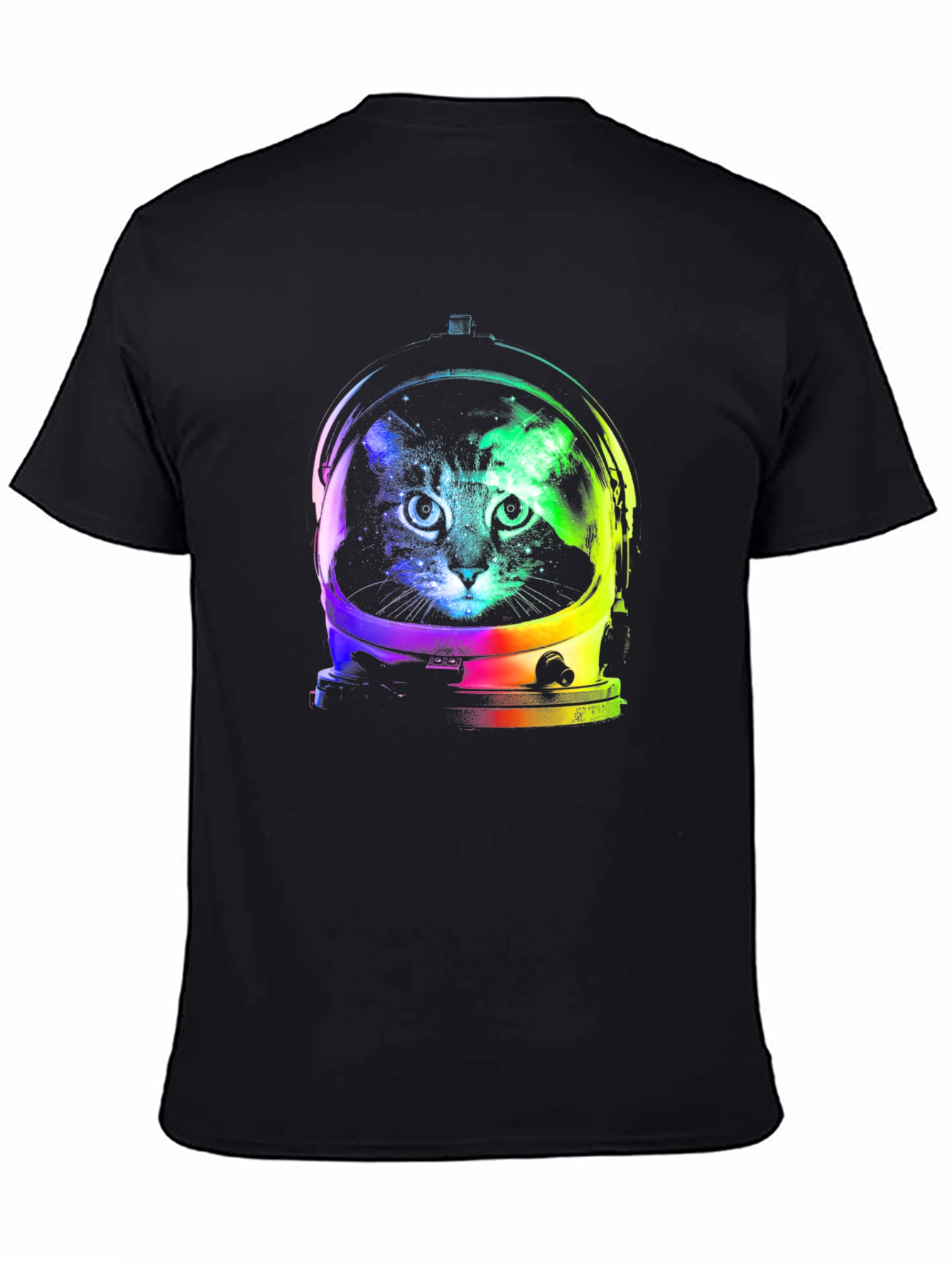 Cat Astronaut Graphic Tee - Space Kitten Shirt
