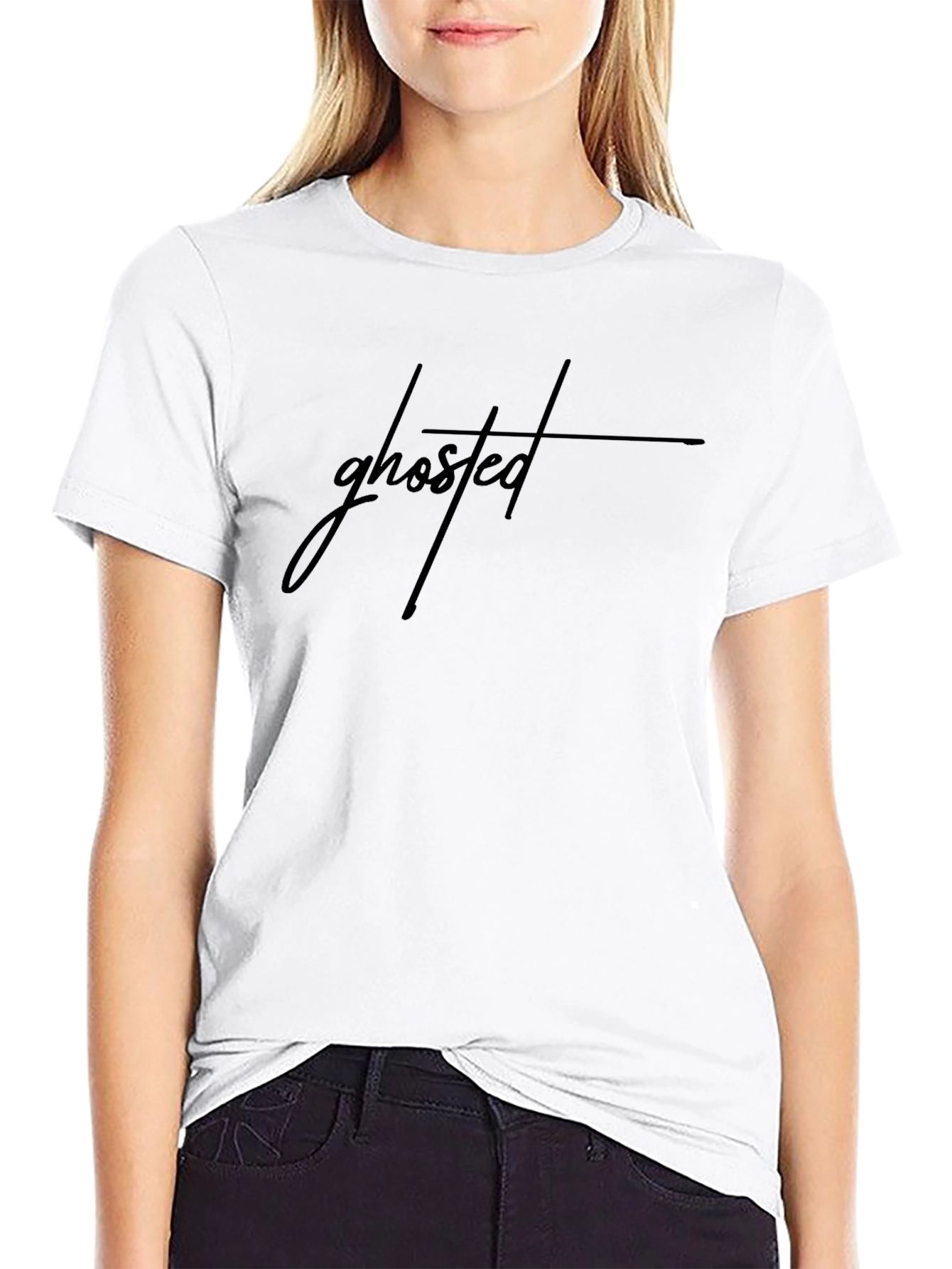 Ghosted Black Graphic Tee