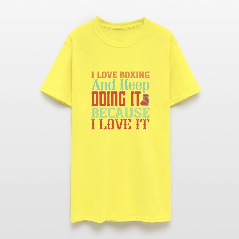 Knockout Passion: I Love Boxing Design