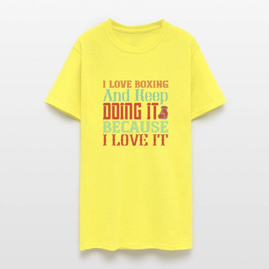 Knockout Passion: I Love Boxing Design