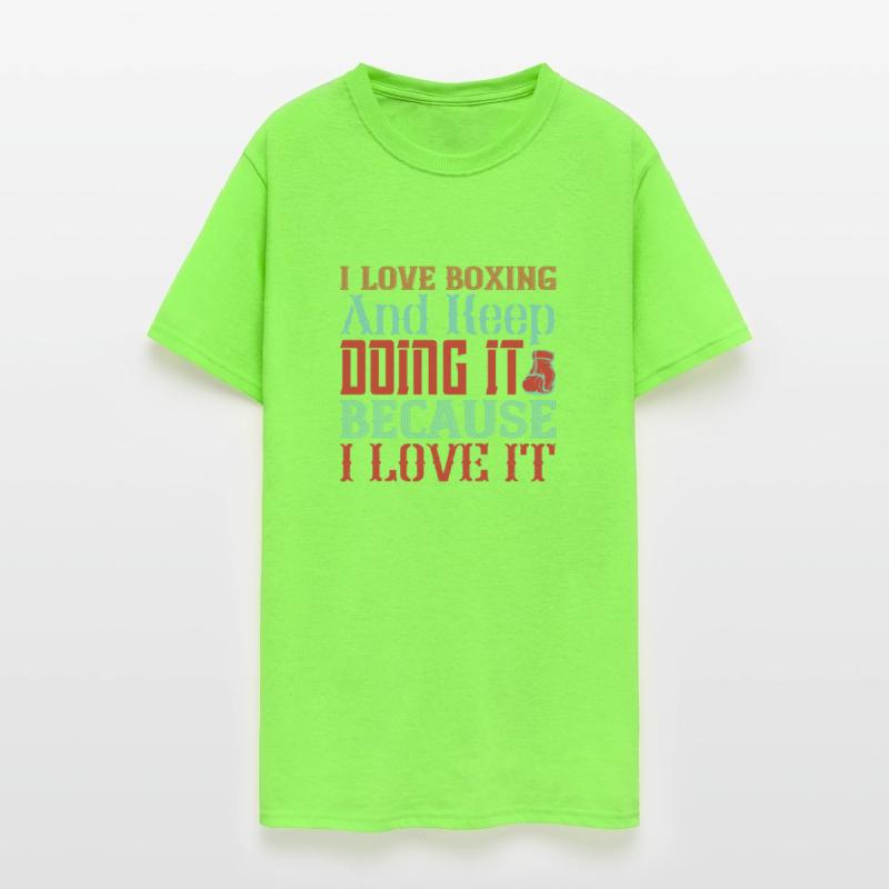 Knockout Passion: I Love Boxing Design