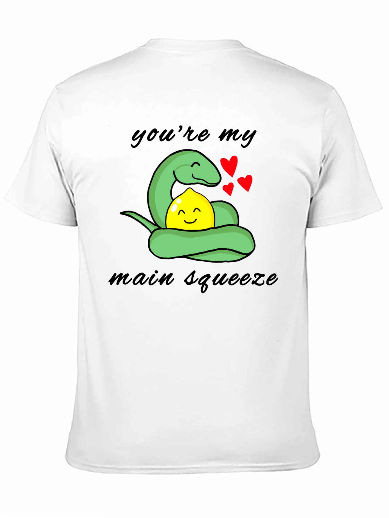 Snake Loves Lemon Graphic T-Shirt