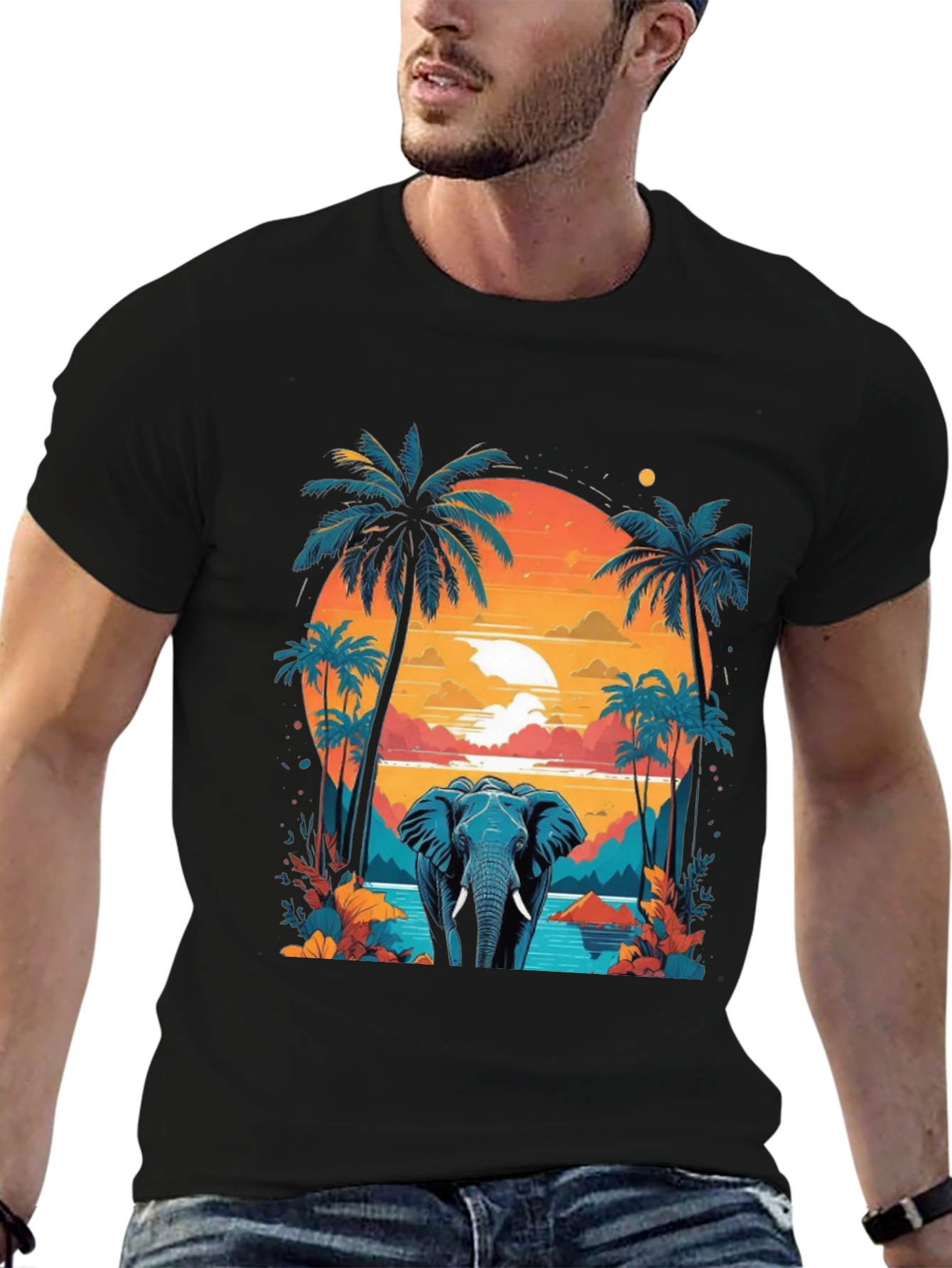 Tropical Elephant T-Shirt