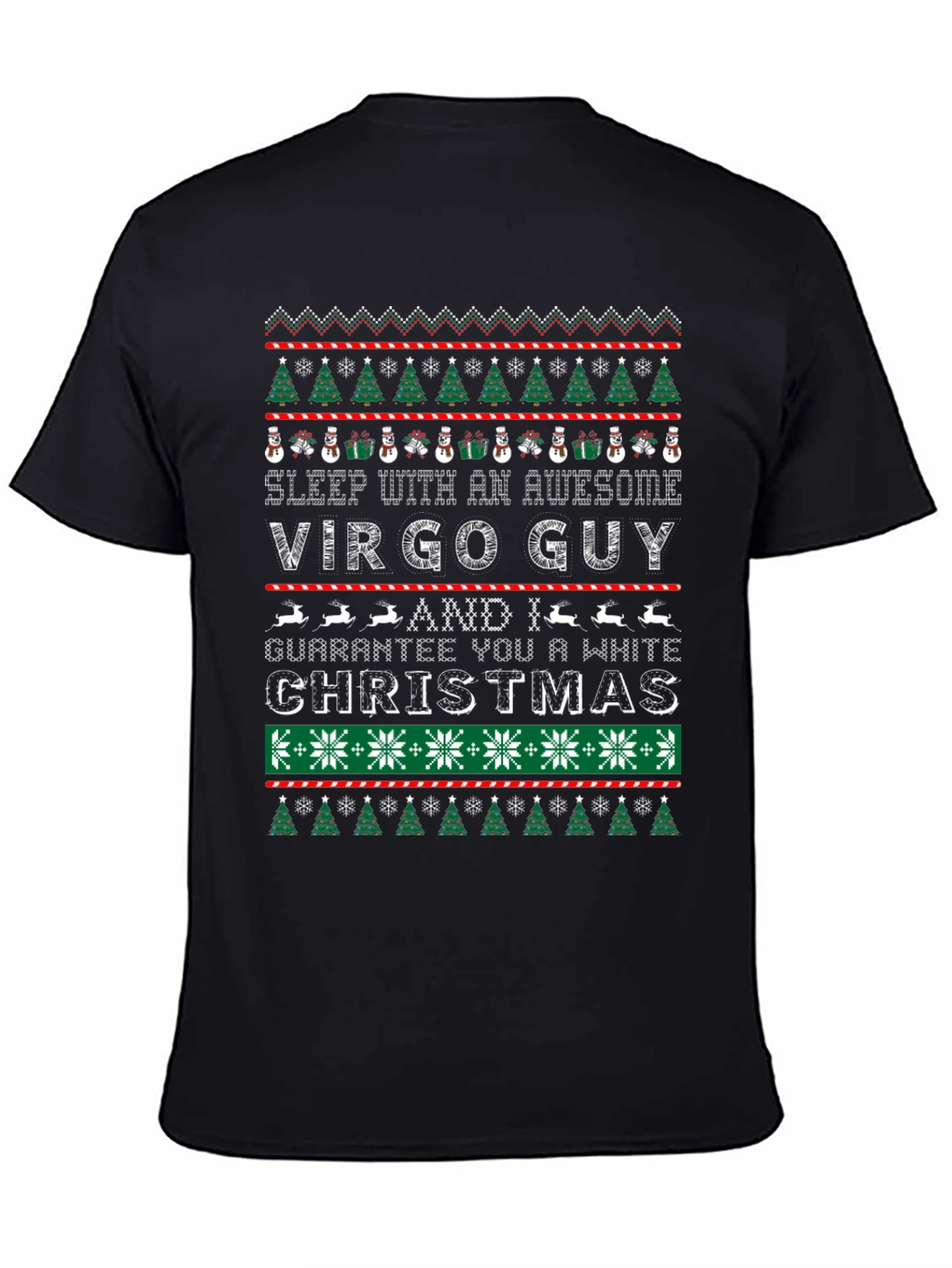 Virgo Guy Ugly Christmas T-Shirt