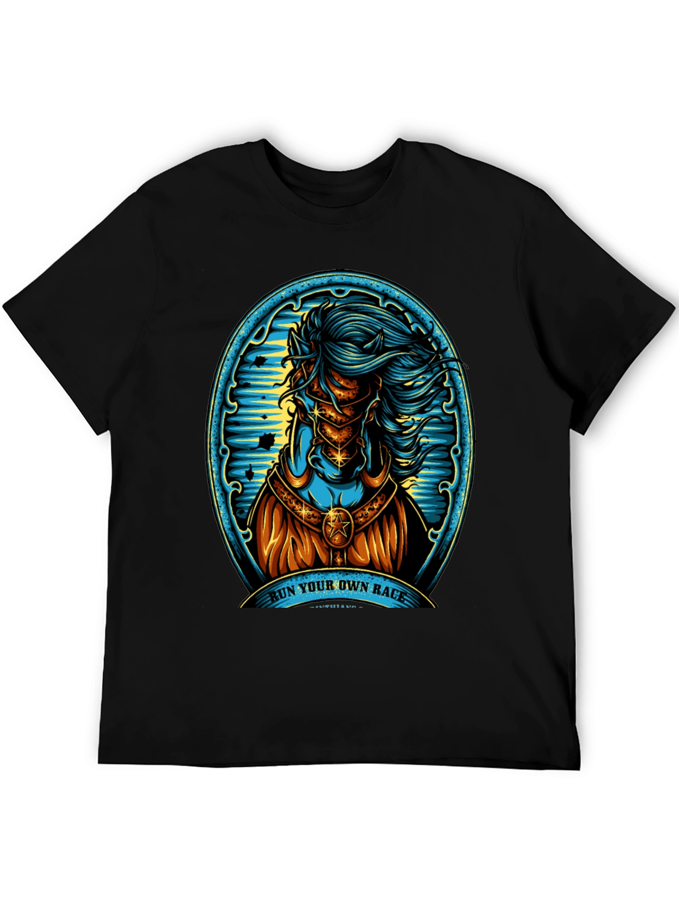 Run Your Own Race Horse Graphic Tee
