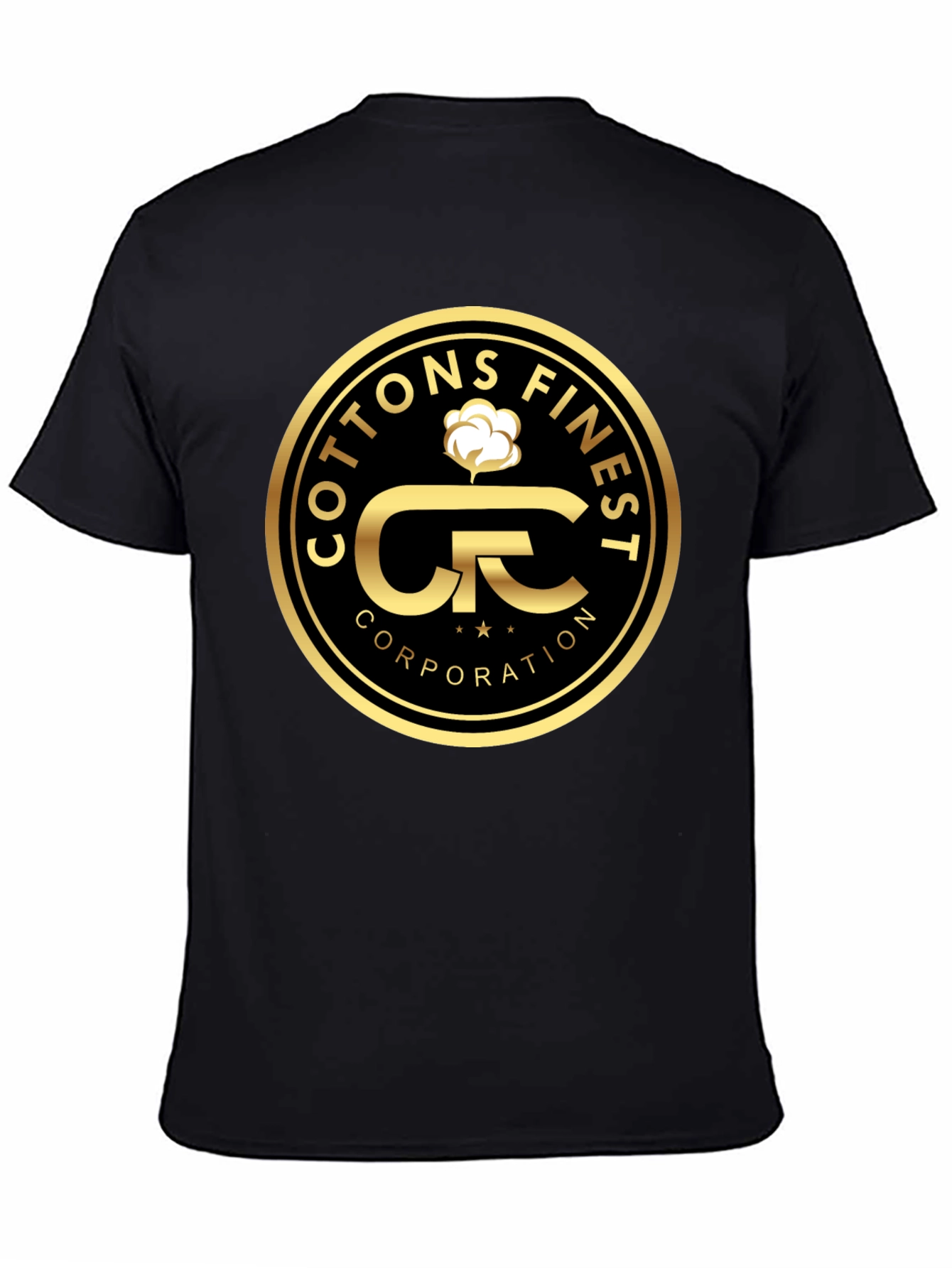 Cottons Finest Corporation Black T-Shirt
