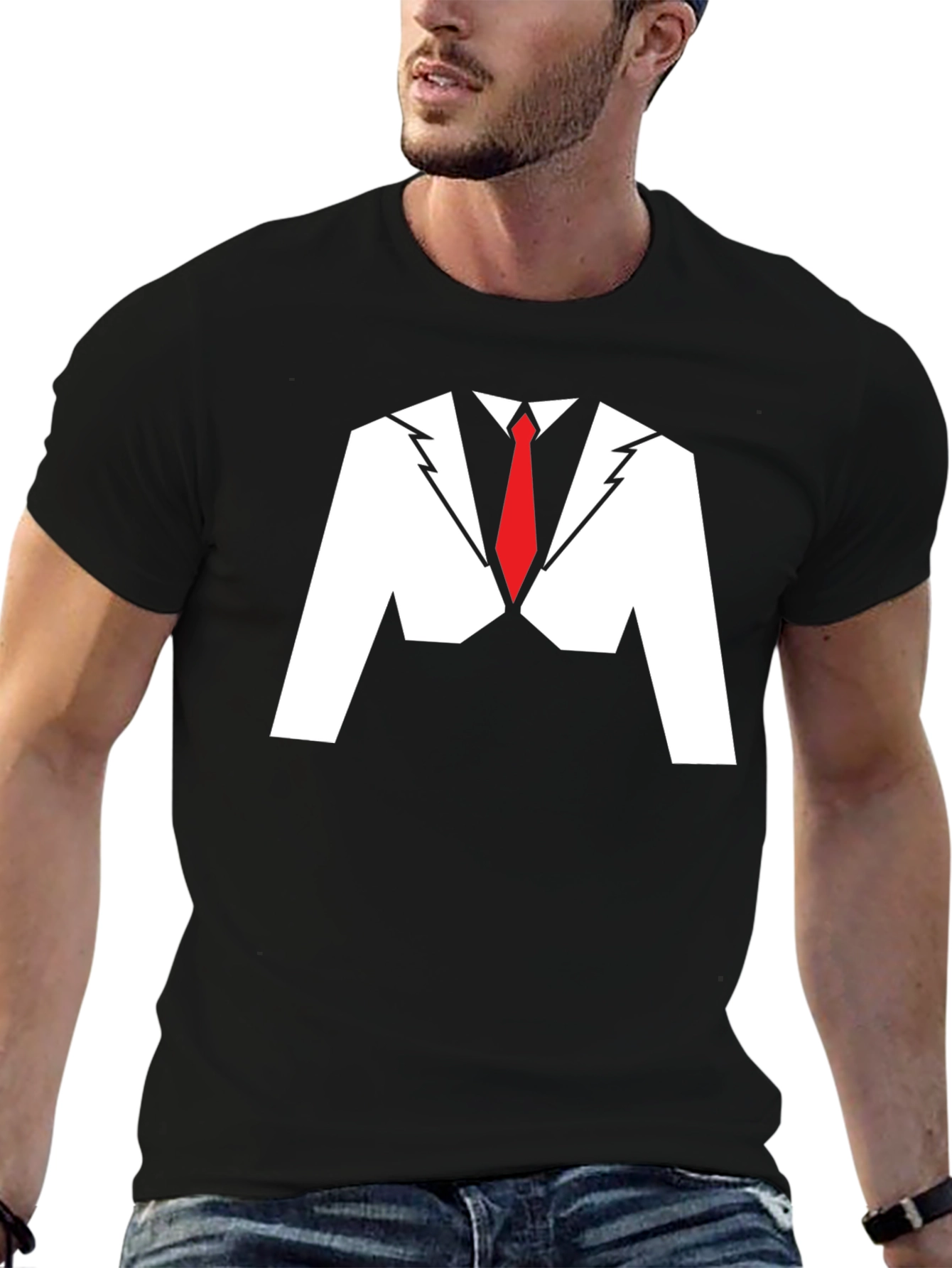 Suit Graphic T-Shirt - Funny Party Tee
