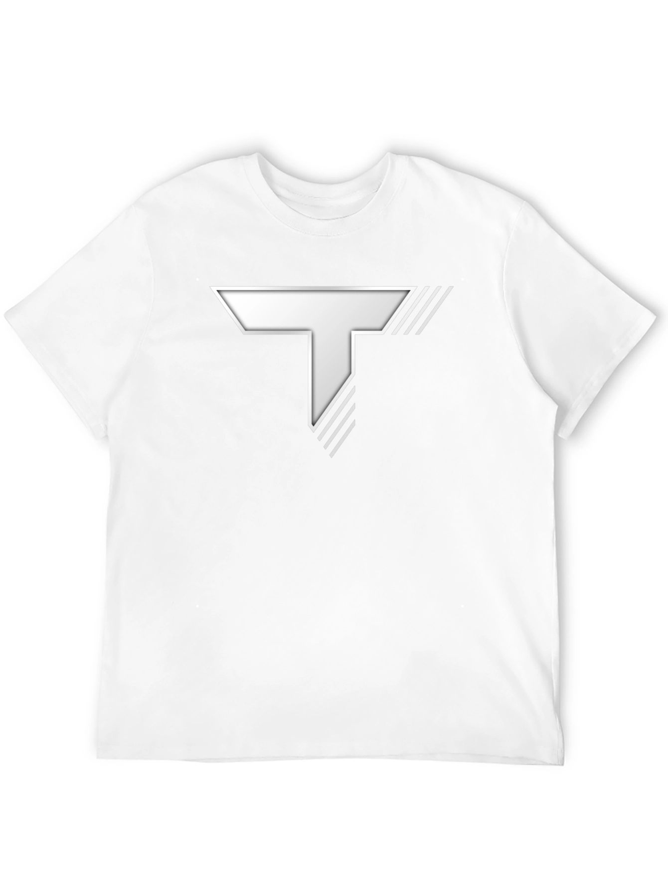 Modern Black T-Shirt with Bold T Logo