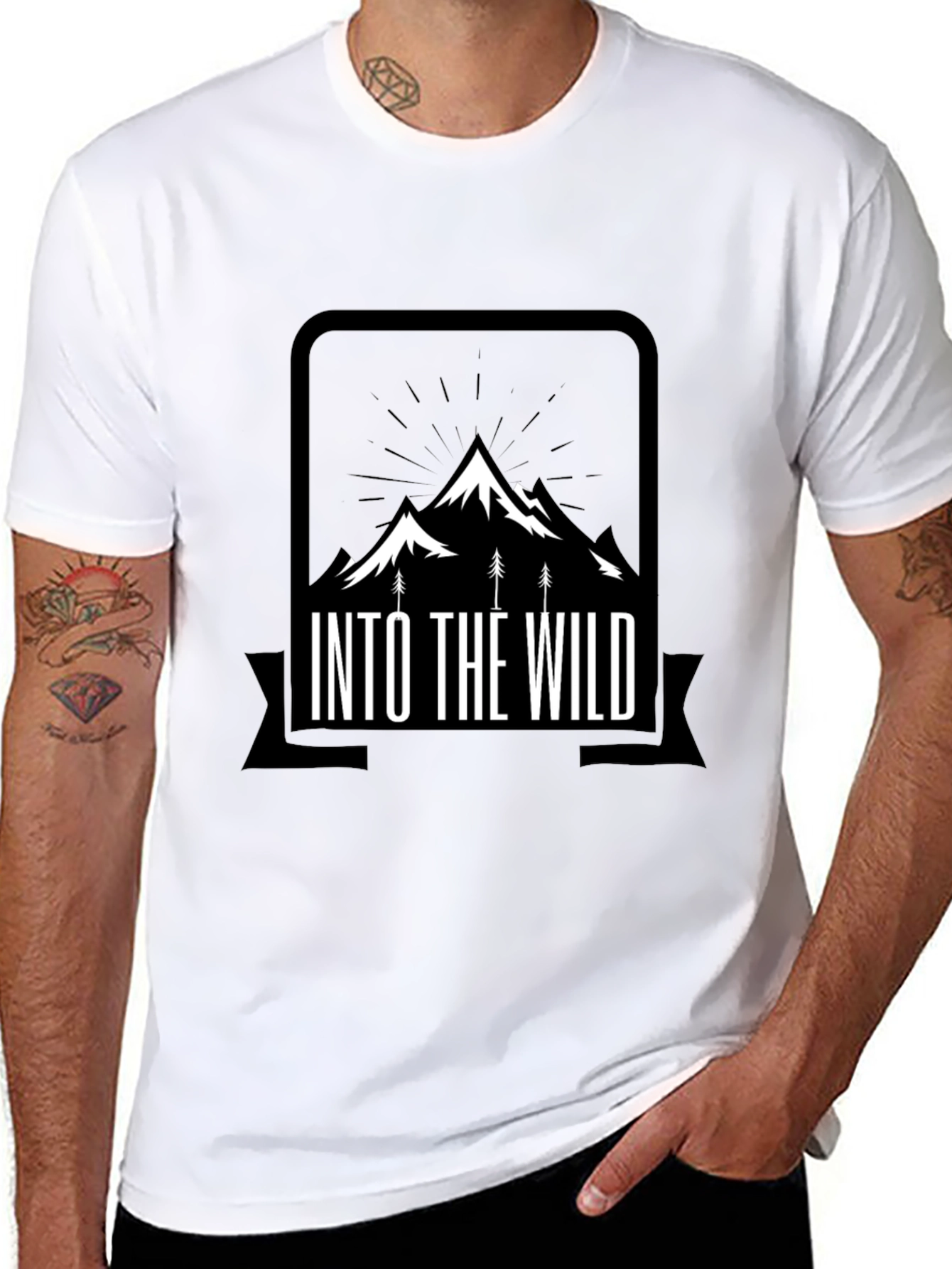 Into the Wild Graphic T-Shirt - Adventure Awaits