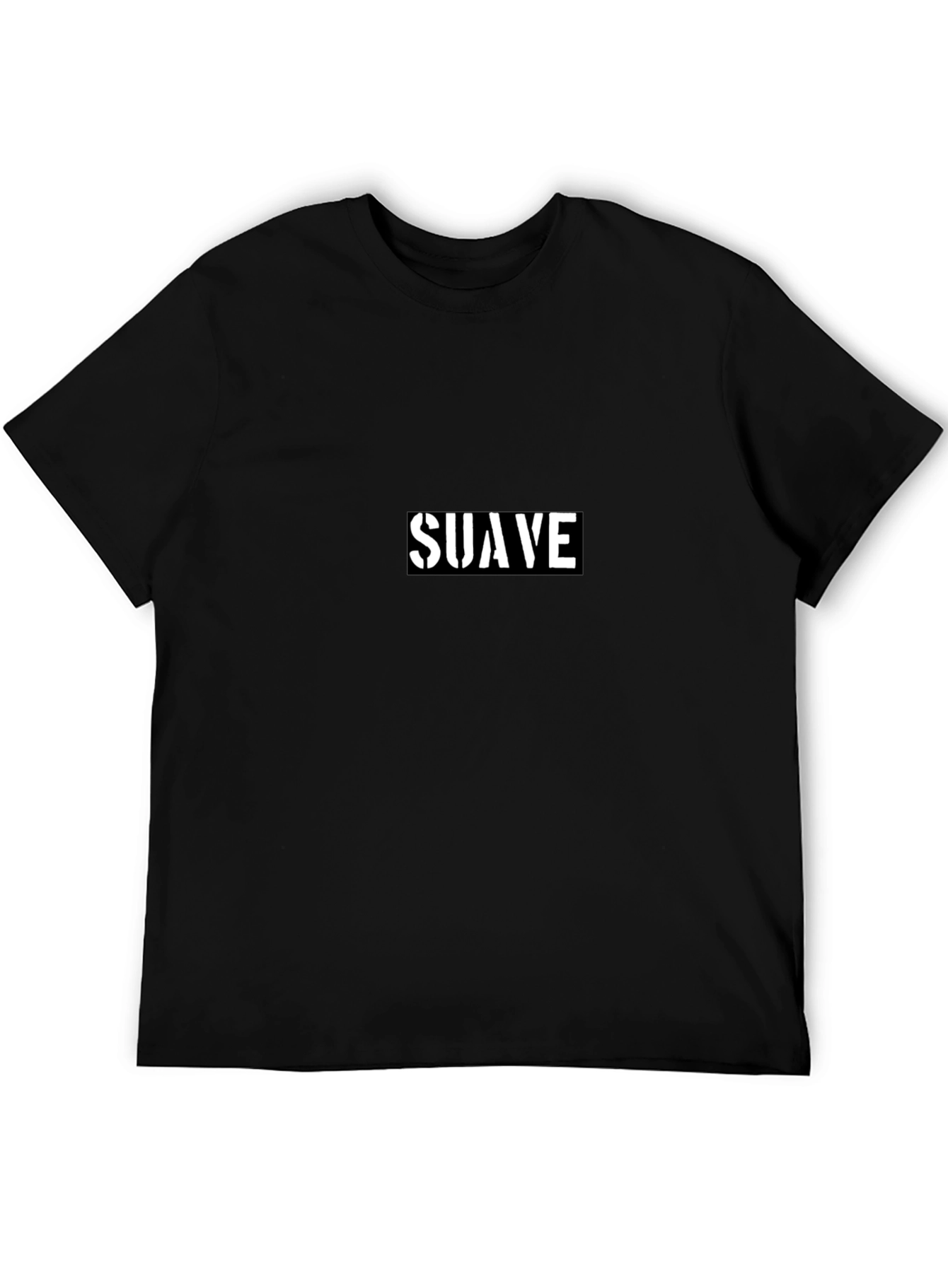 Suave Graphic Tee - Black Casual Style