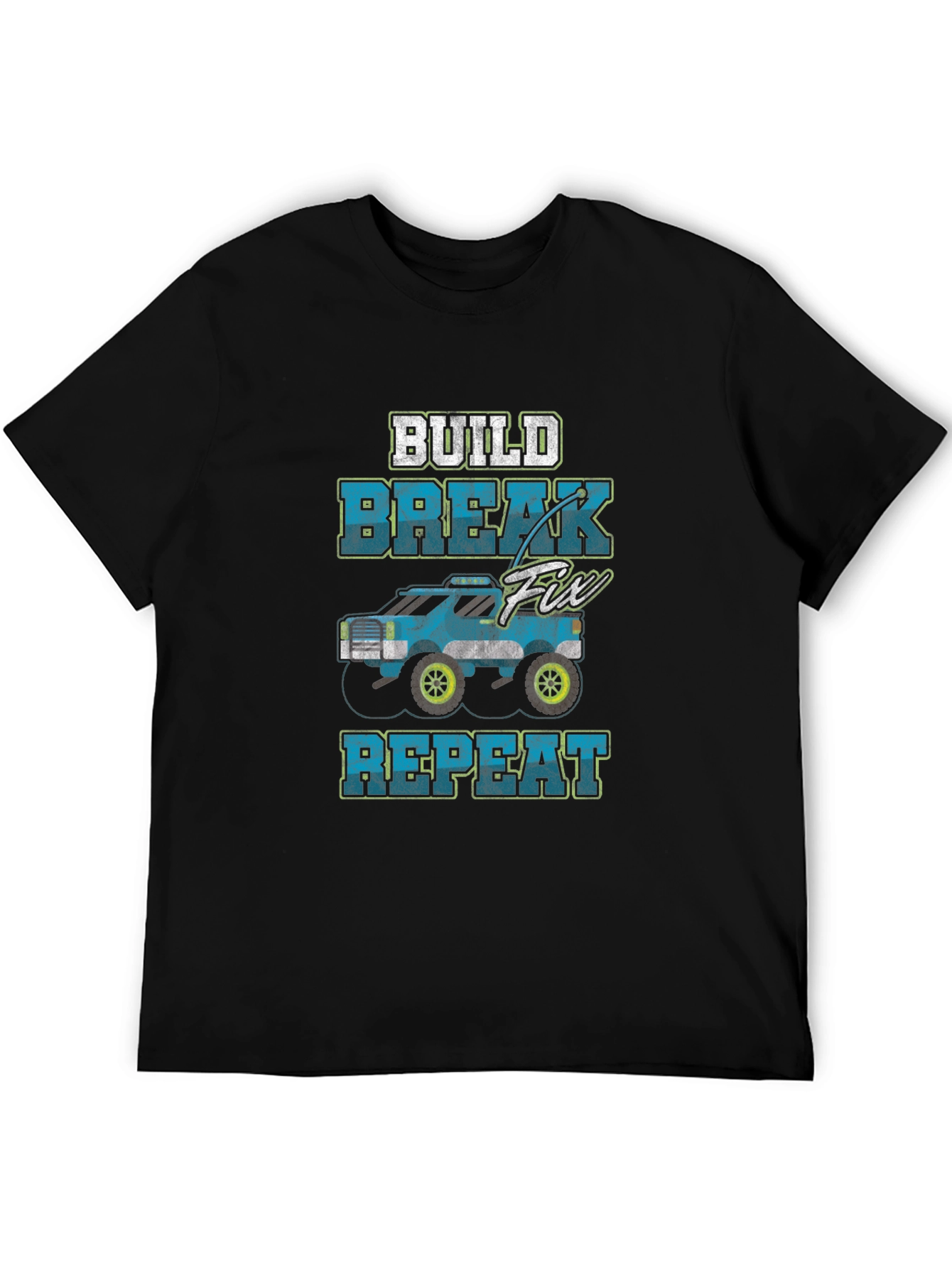 Build Break Fix Repeat RC Car T-Shirt