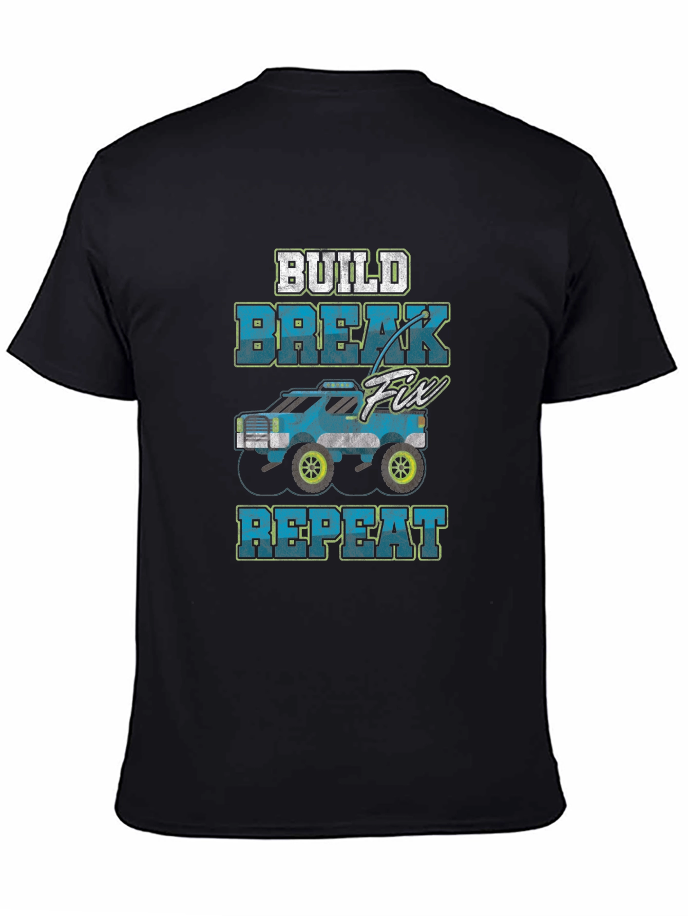 Build Break Fix Repeat RC Car T-Shirt