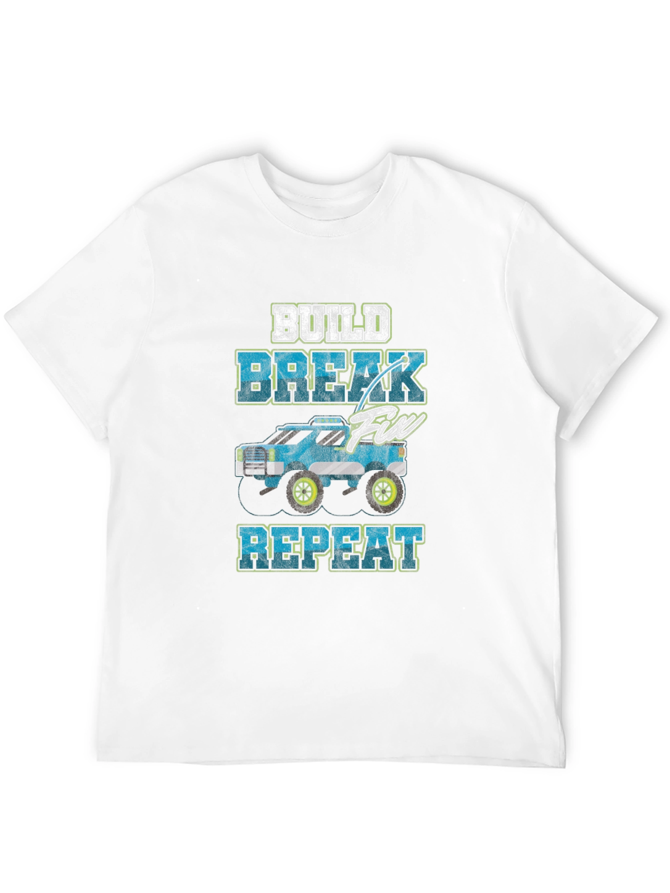 Build Break Fix Repeat RC Car T-Shirt