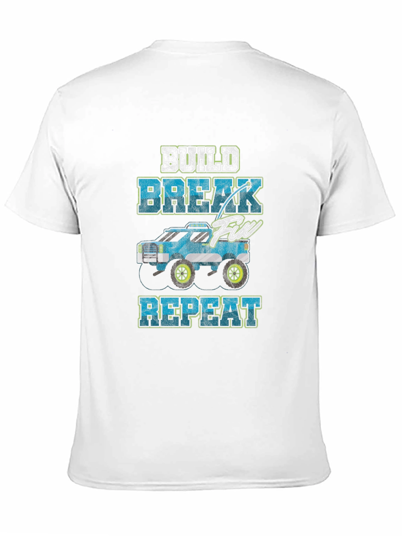 Build Break Fix Repeat RC Car T-Shirt