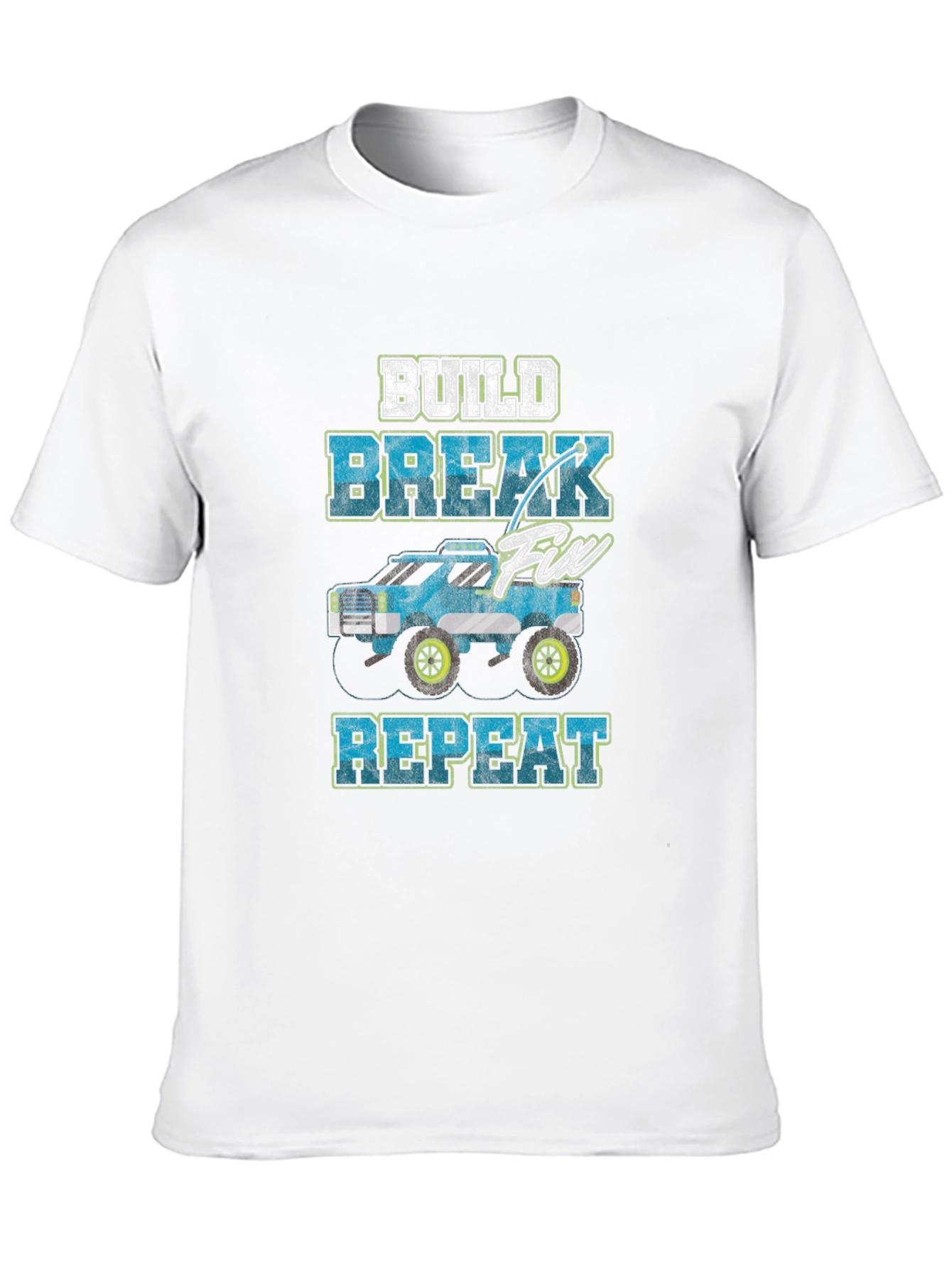 Build Break Fix Repeat RC Car T-Shirt