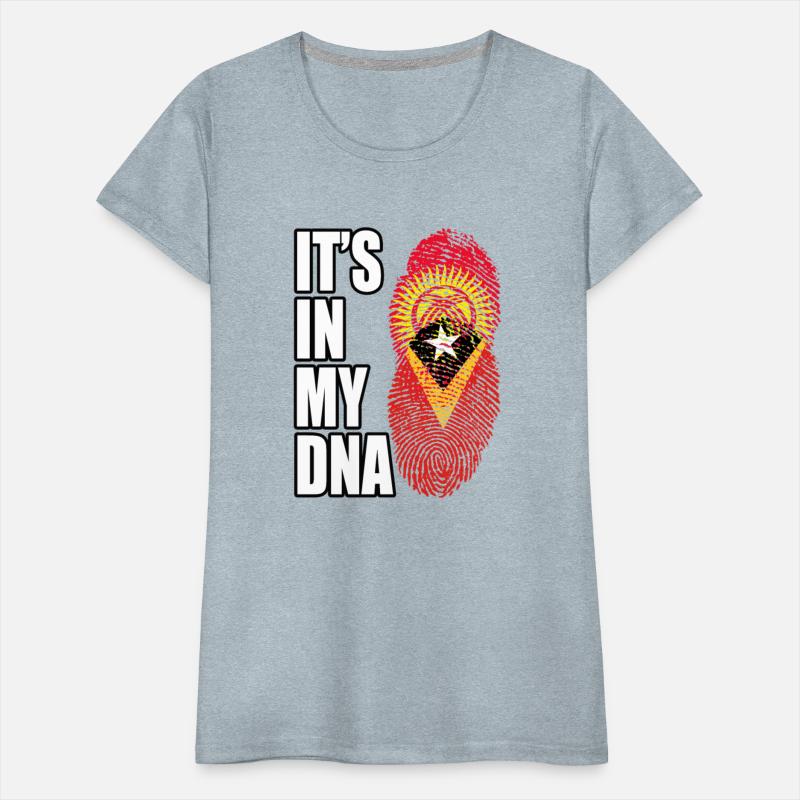 Kyrgyzstani And Timorese Mix Heritage DNA Flag