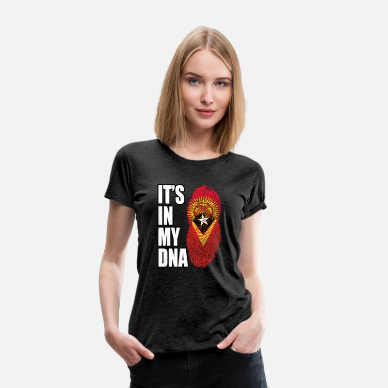 Kyrgyzstani And Timorese Mix Heritage DNA Flag