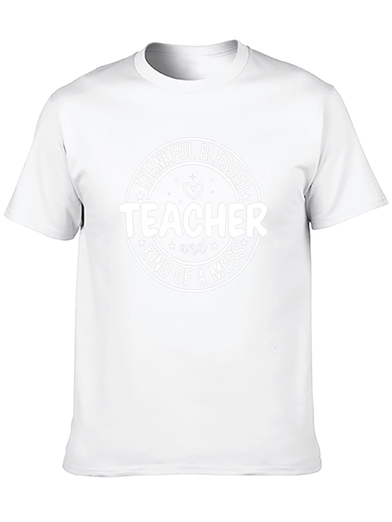 Teacher Thankful Blessed Tee