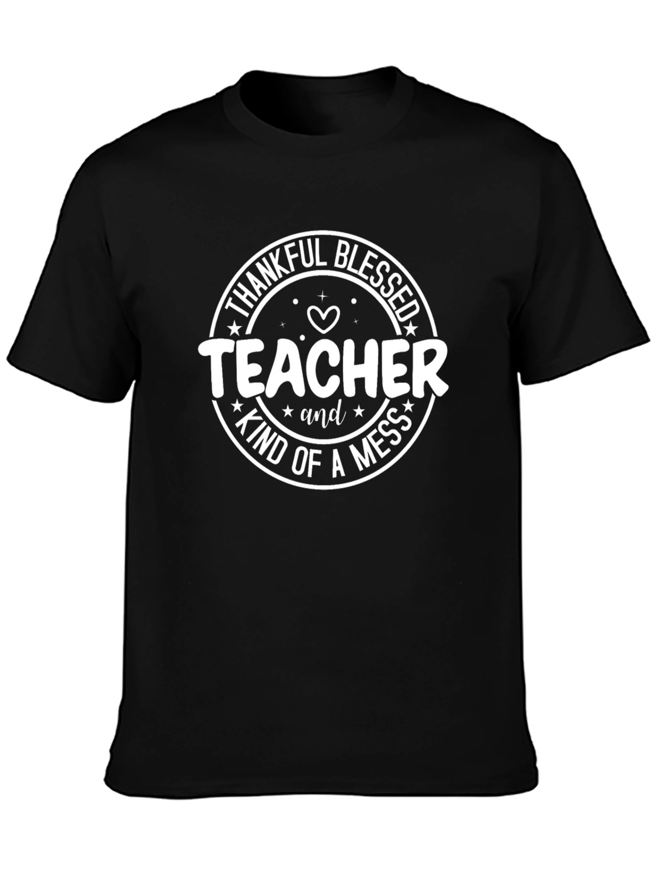 Teacher Thankful Blessed Tee