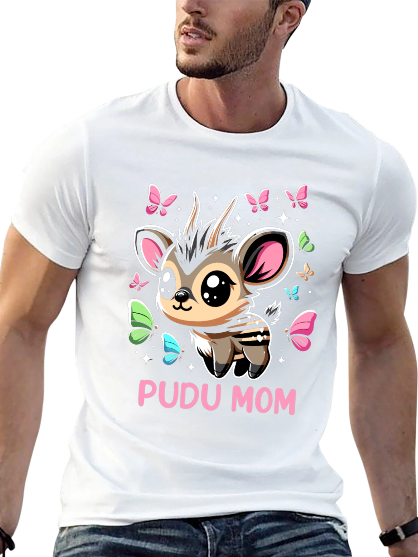 Cute Pudu Mom T-Shirt