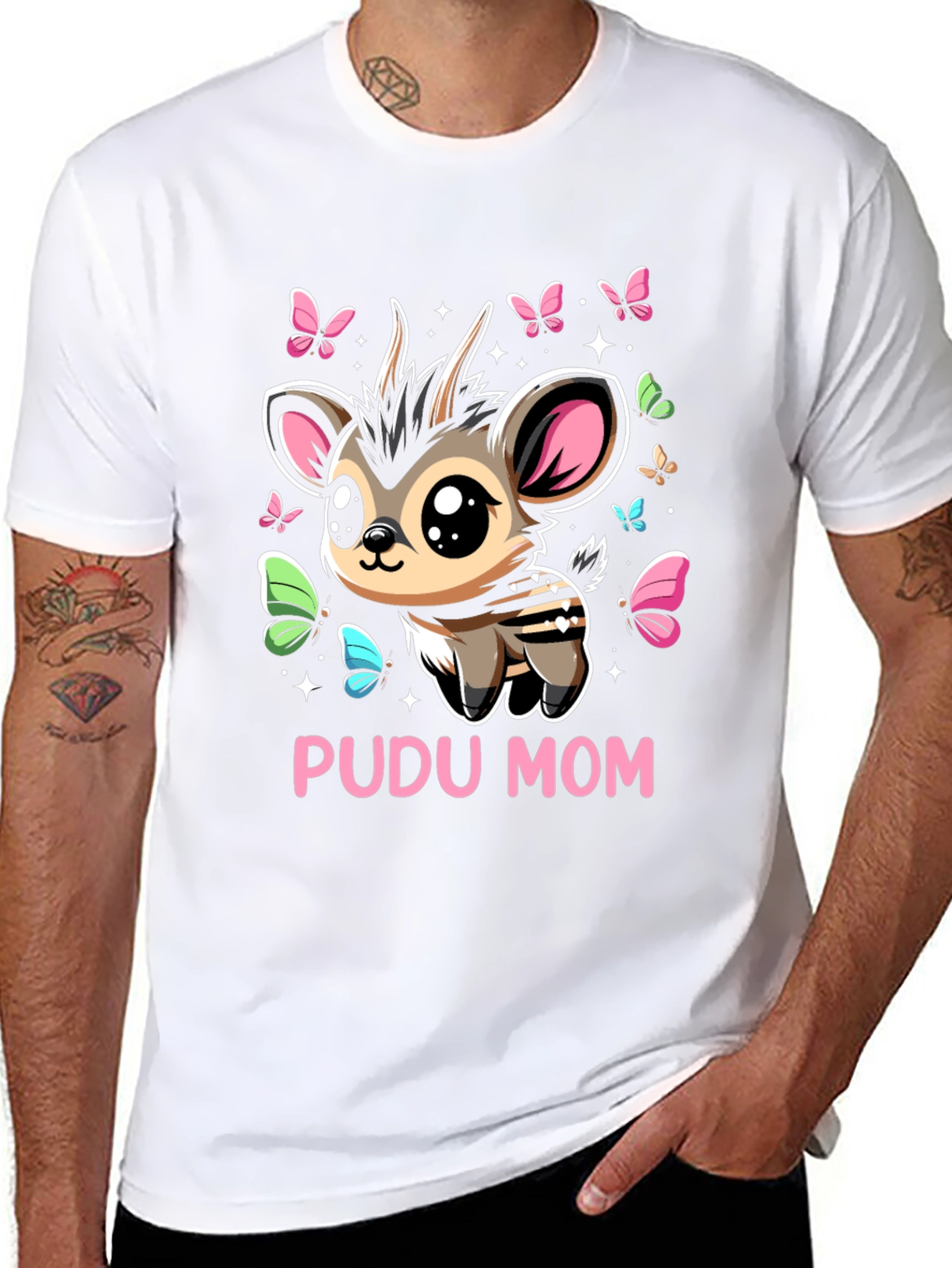 Cute Pudu Mom T-Shirt