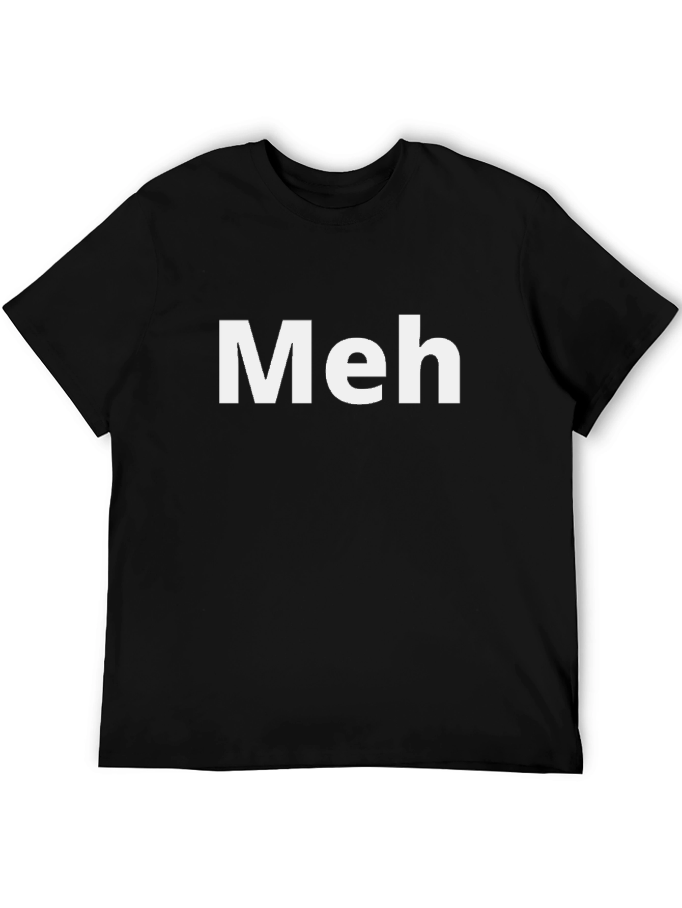 Meh Graphic T-Shirt - Casual Unisex Tee