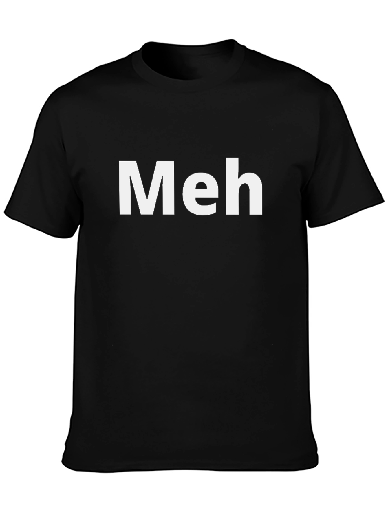 Meh Graphic T-Shirt - Casual Unisex Tee