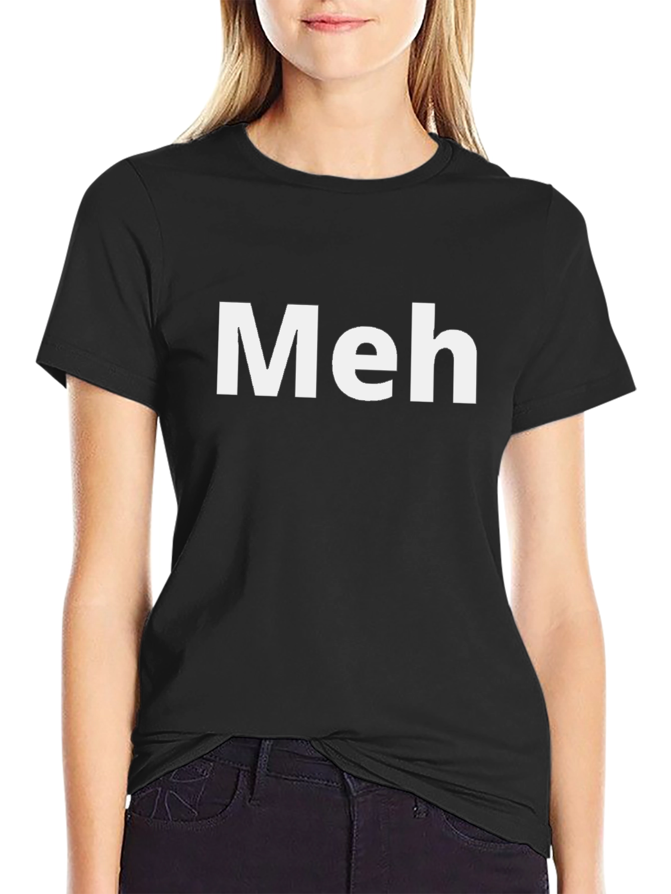 Meh Graphic T-Shirt - Casual Unisex Tee