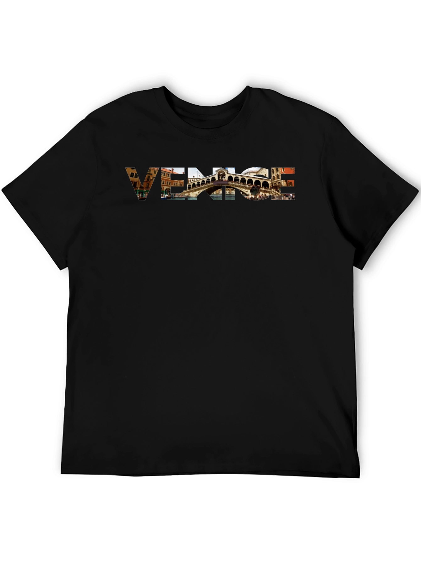 Venice Graphic Tee - Rialto Bridge T-Shirt