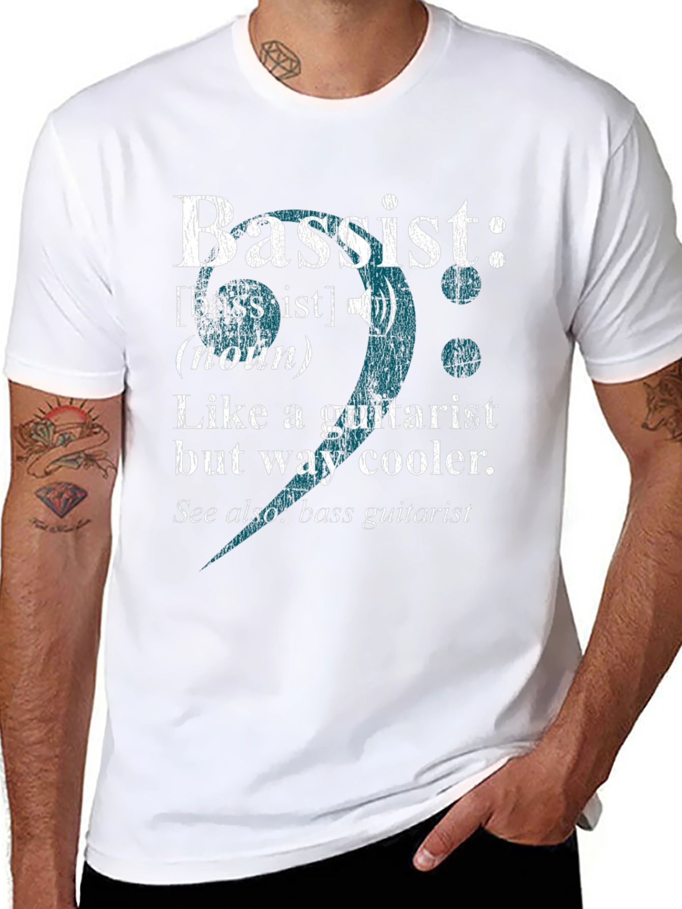 Bassist Definition Graphic Tee - Cool Musician T-Shirt