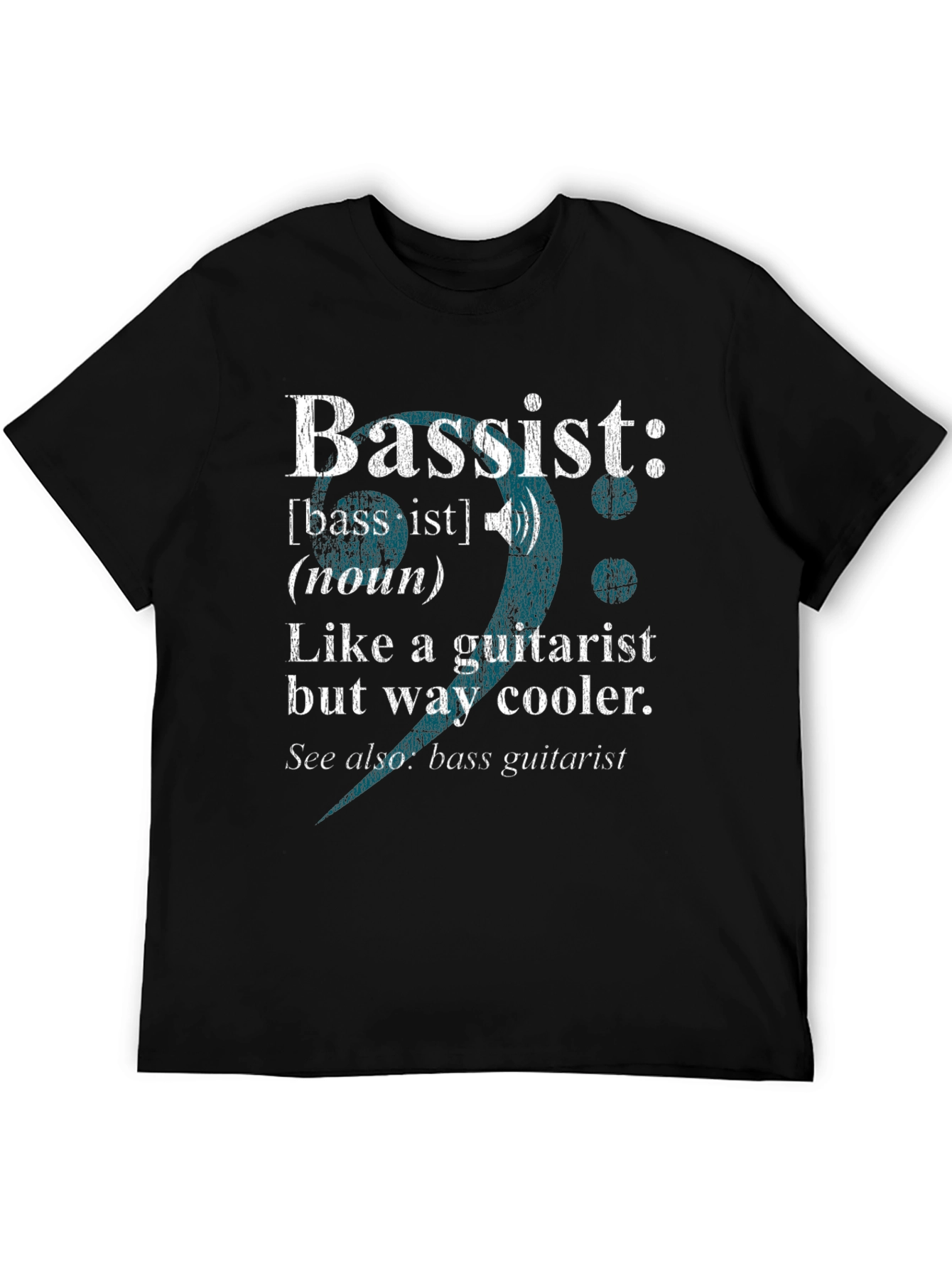 Bassist Definition Graphic Tee - Cool Musician T-Shirt