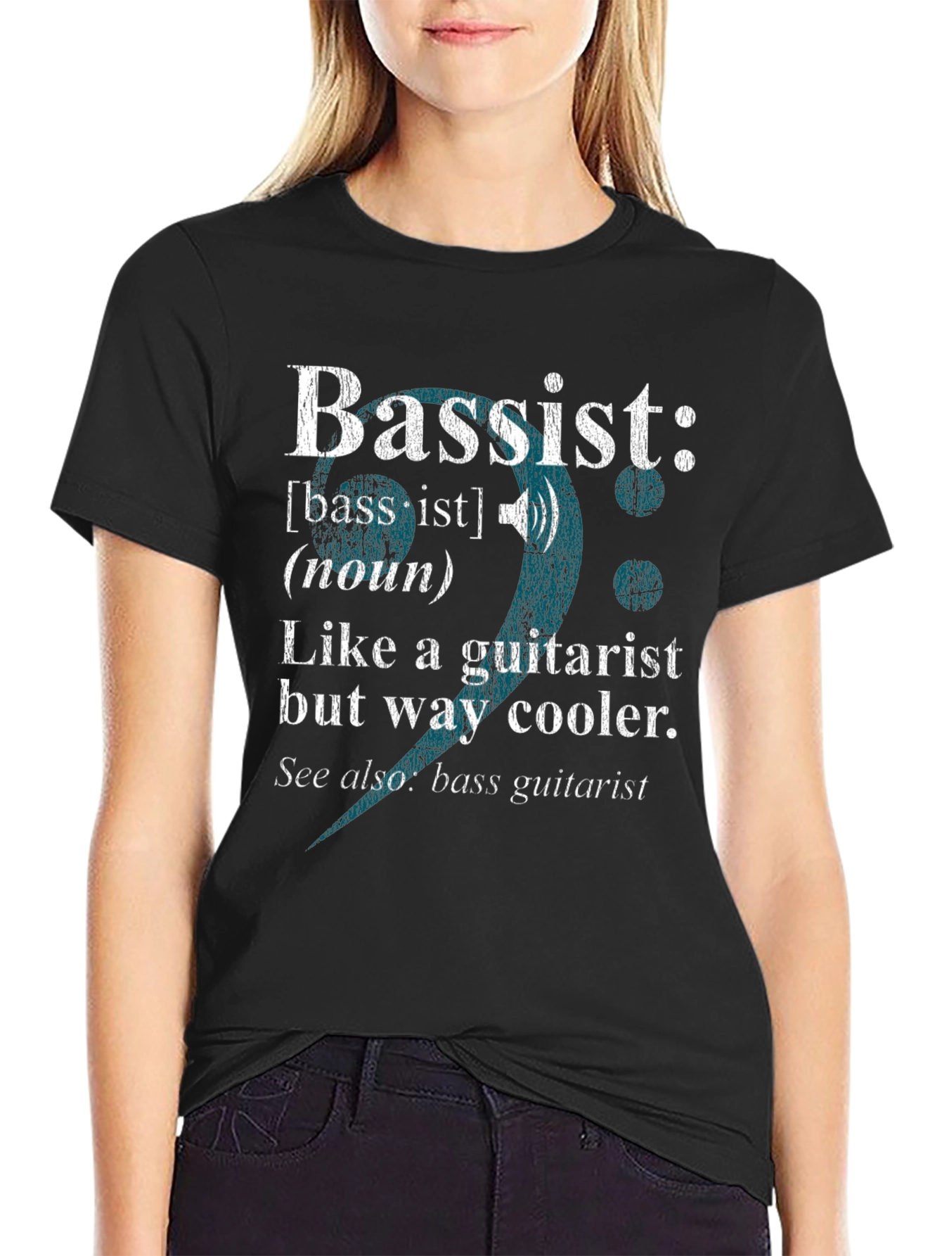 Bassist Definition Graphic Tee - Cool Musician T-Shirt