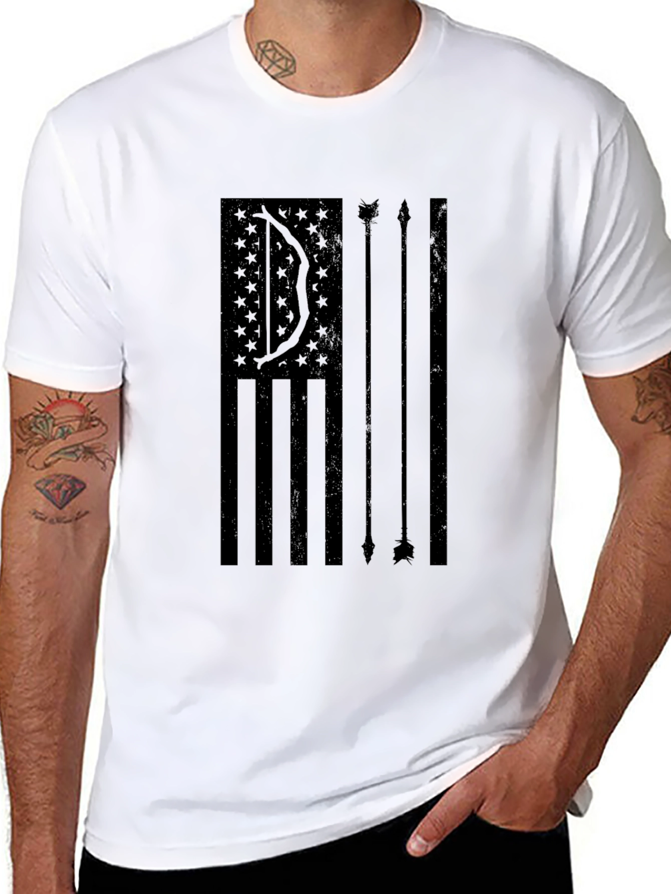 Archery USA Flag T-Shirt