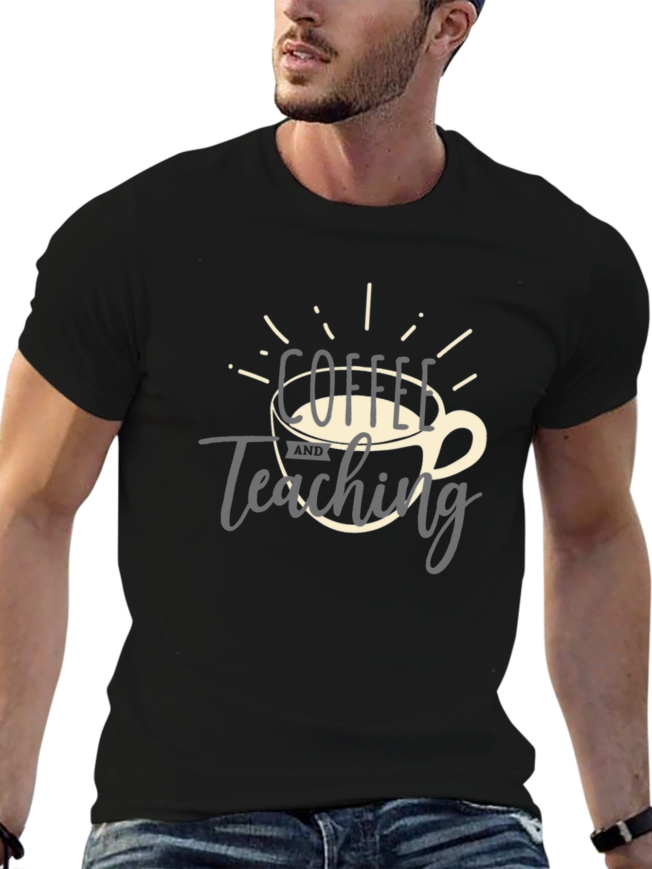 Coffee and Teaching Graphic Tee - Teacher Gift Idea