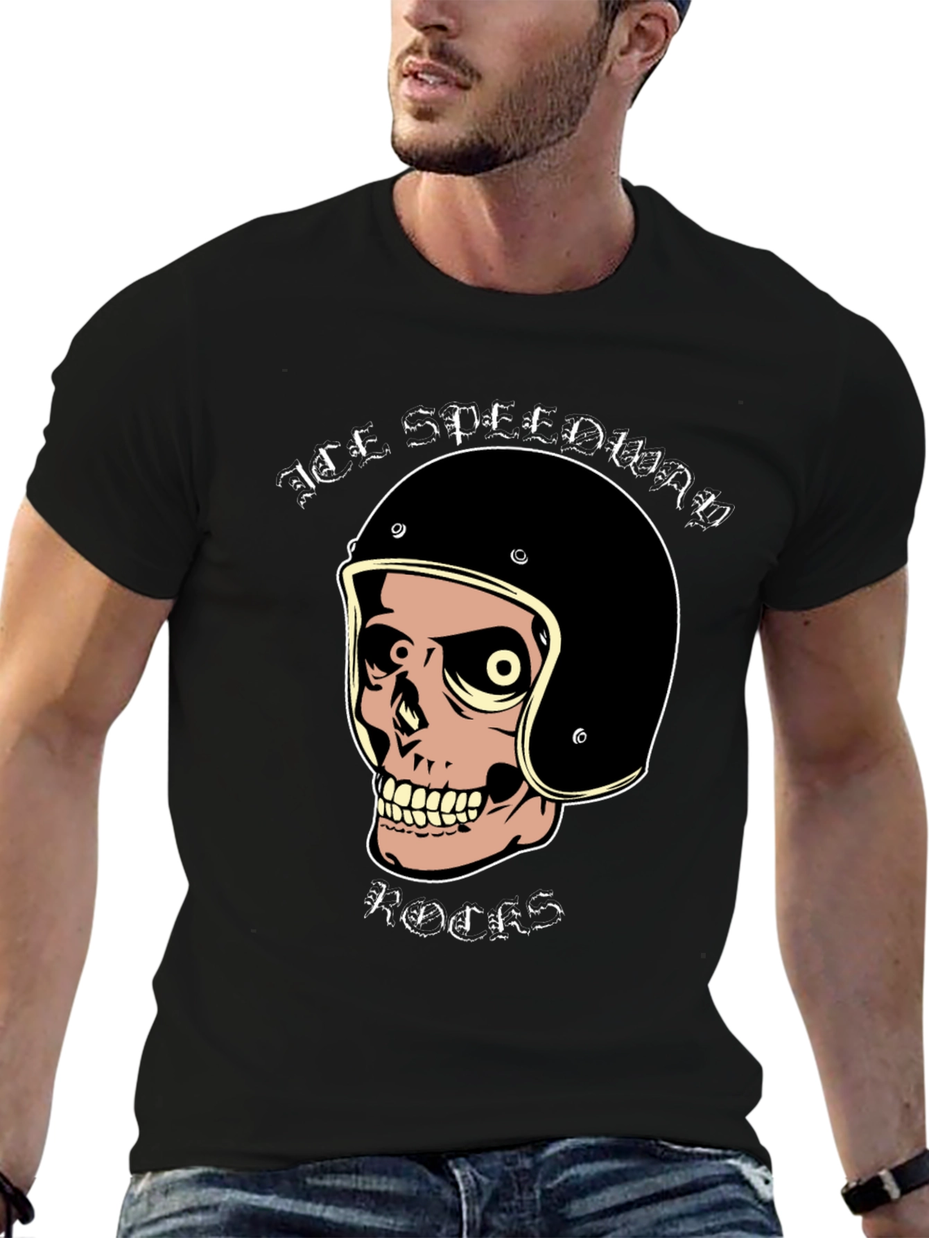 Ace Speedway Skull Graphic Tee