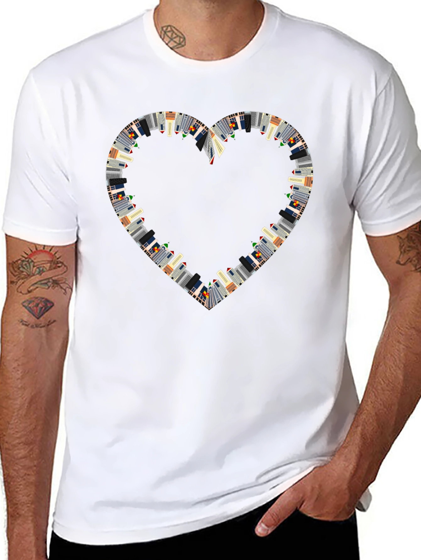 Book Lover Heart T-Shirt