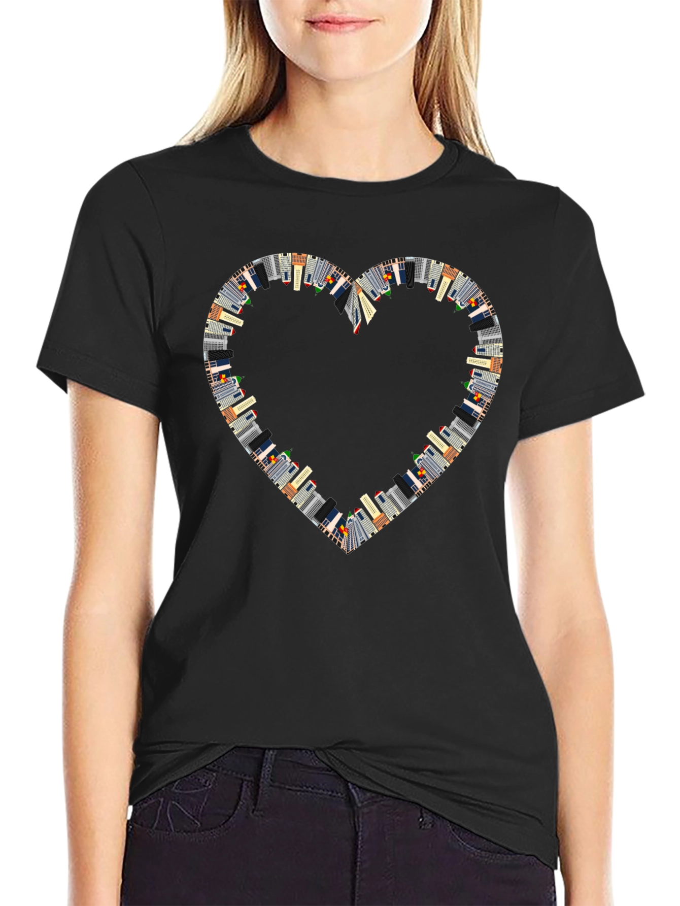 Book Lover Heart T-Shirt