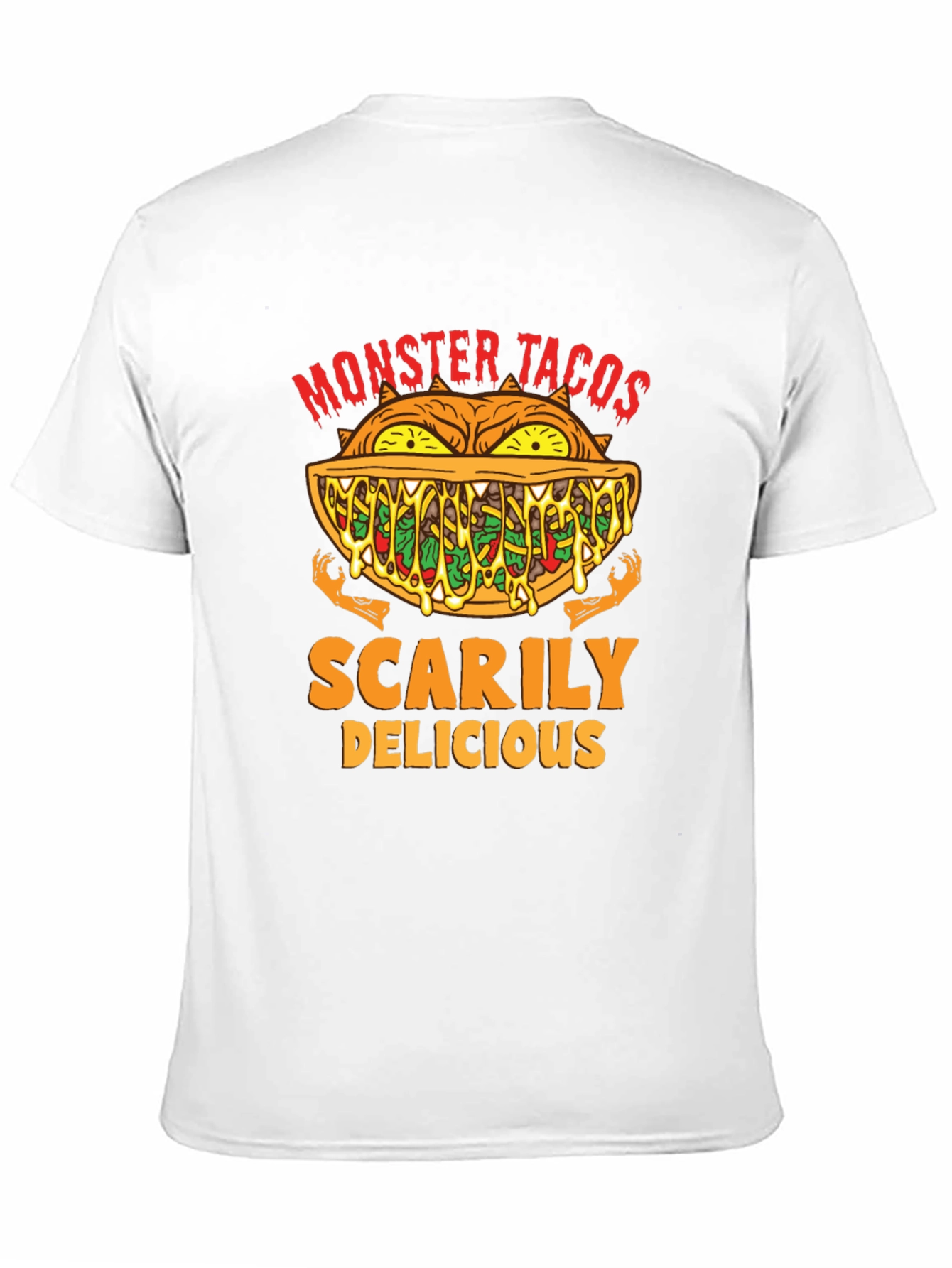 Monster Tacos Scary Delicious Graphic Tee