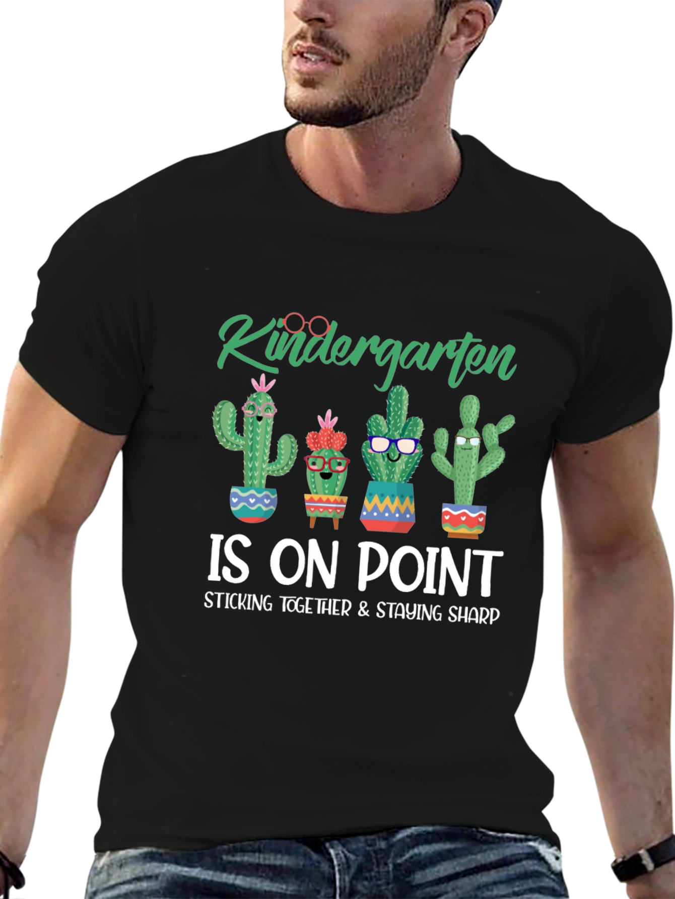 Kindergarten Cactus T-Shirt: On Point Design
