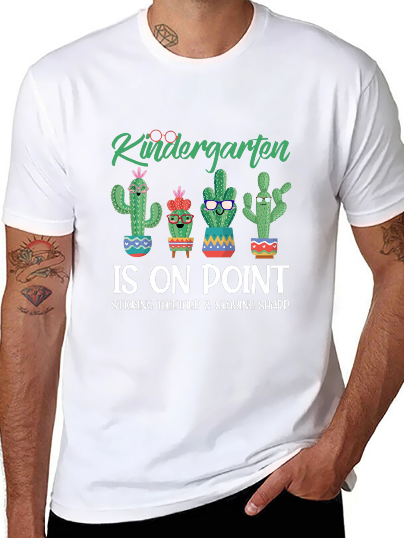 Kindergarten Cactus T-Shirt: On Point Design