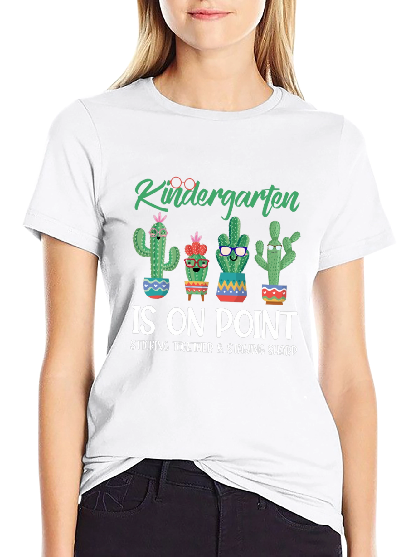 Kindergarten Cactus T-Shirt: On Point Design
