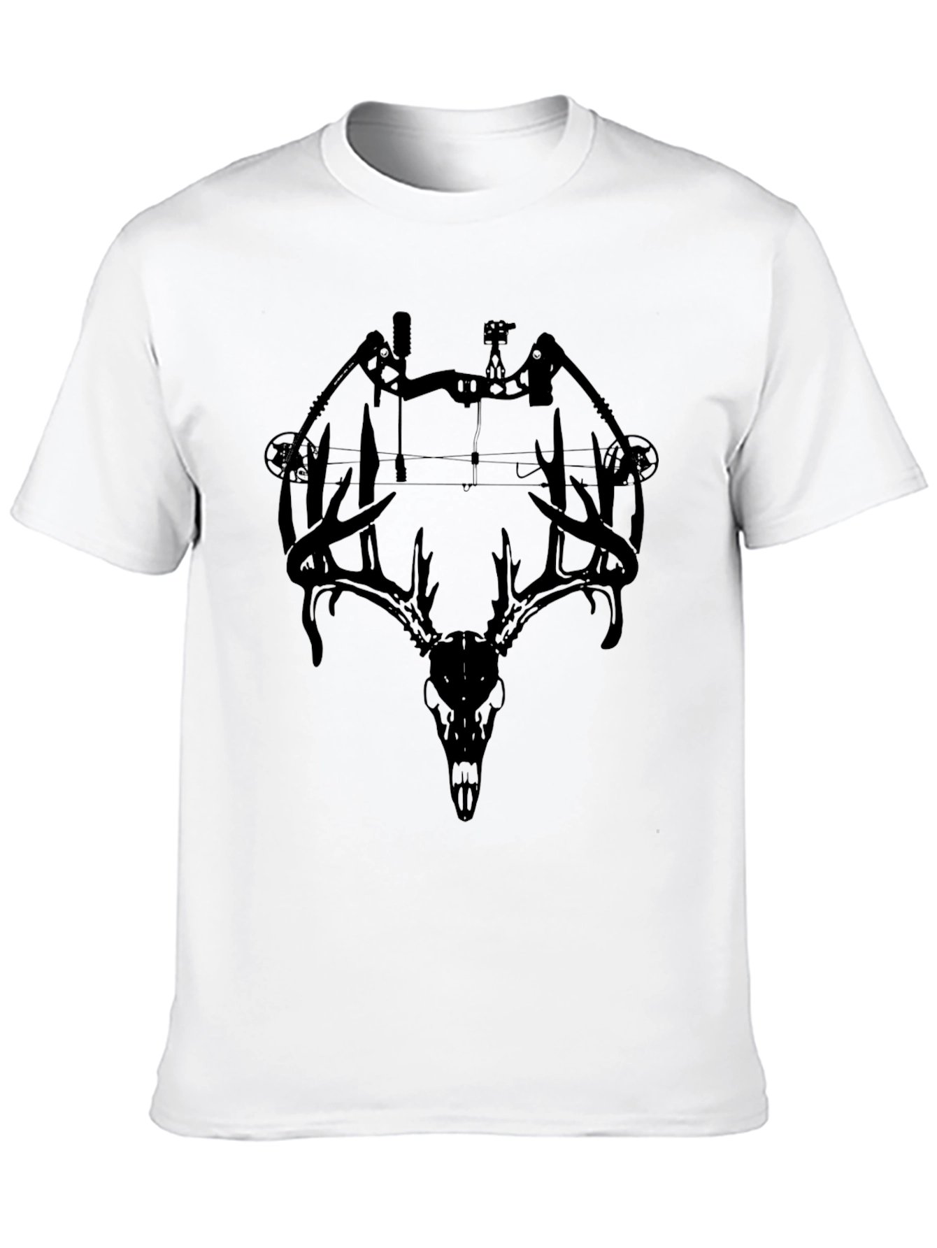 Bow and Deer Skull Graphic Tee