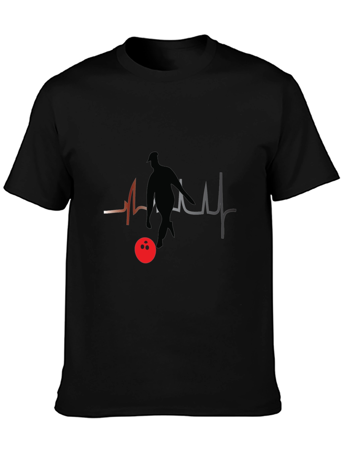 Bowling Heartbeat T-Shirt - Strike Life!