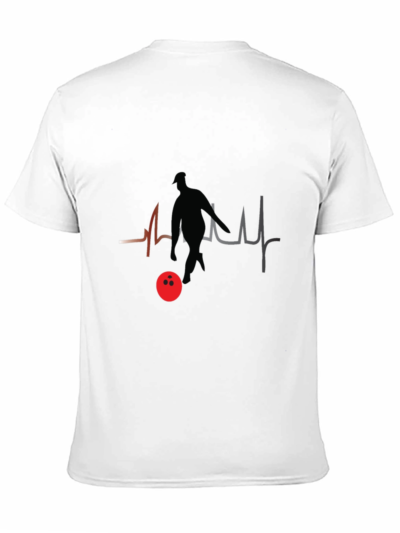 Bowling Heartbeat T-Shirt - Strike Life!