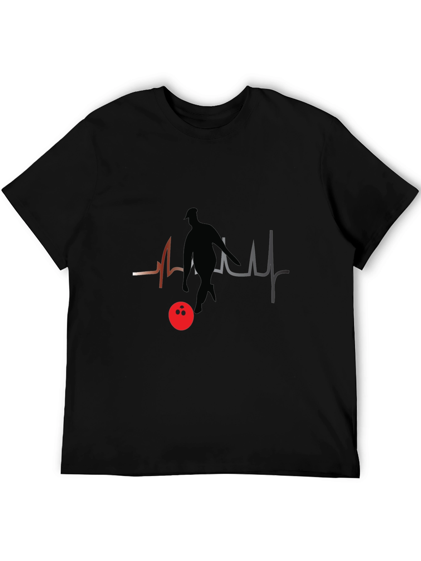 Bowling Heartbeat T-Shirt - Strike Life!