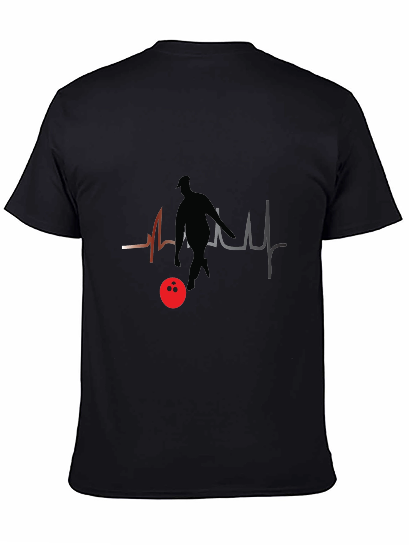 Bowling Heartbeat T-Shirt - Strike Life!