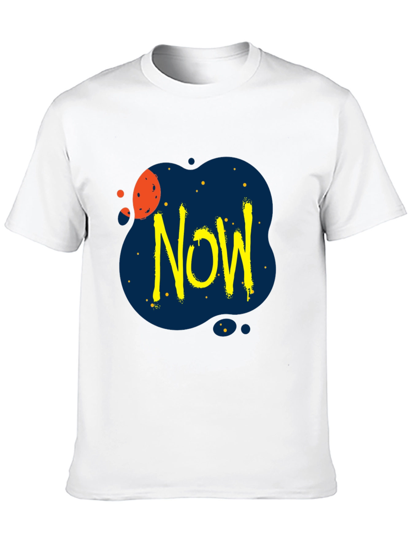 Edgy Now Graphic Black T-Shirt