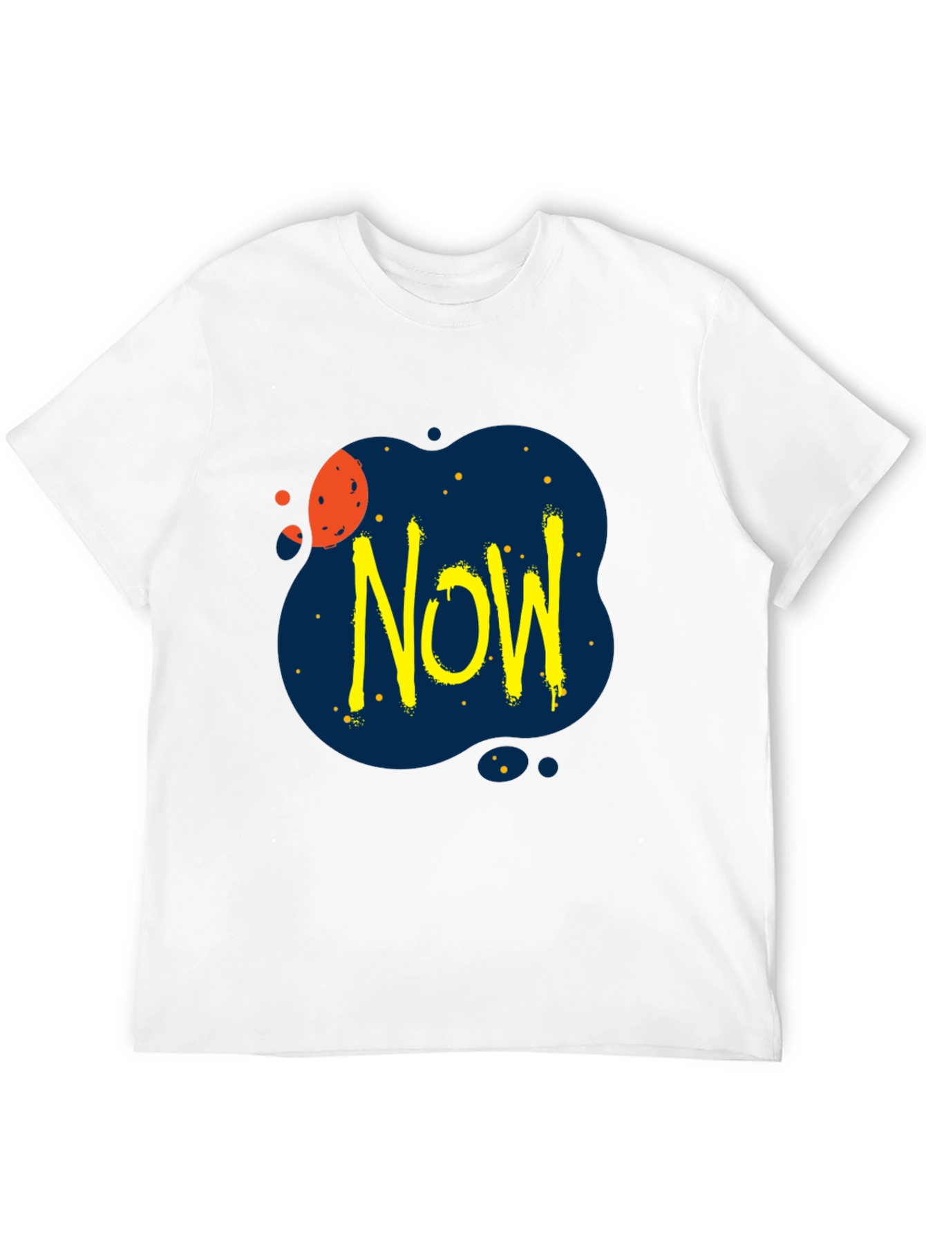 Edgy Now Graphic Black T-Shirt