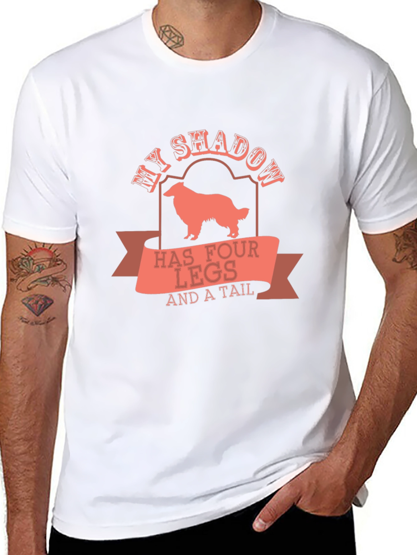 My Shadow Has Four Legs and a Tail T-Shirt