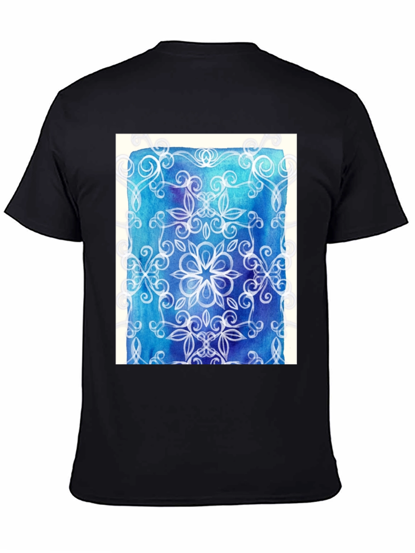 Abstract Floral Mandala Graphic Tee